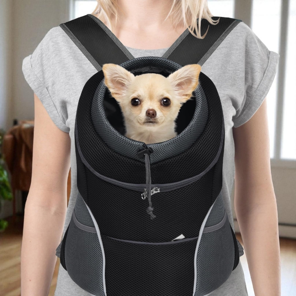 Black Pet Carrier Backpack, New